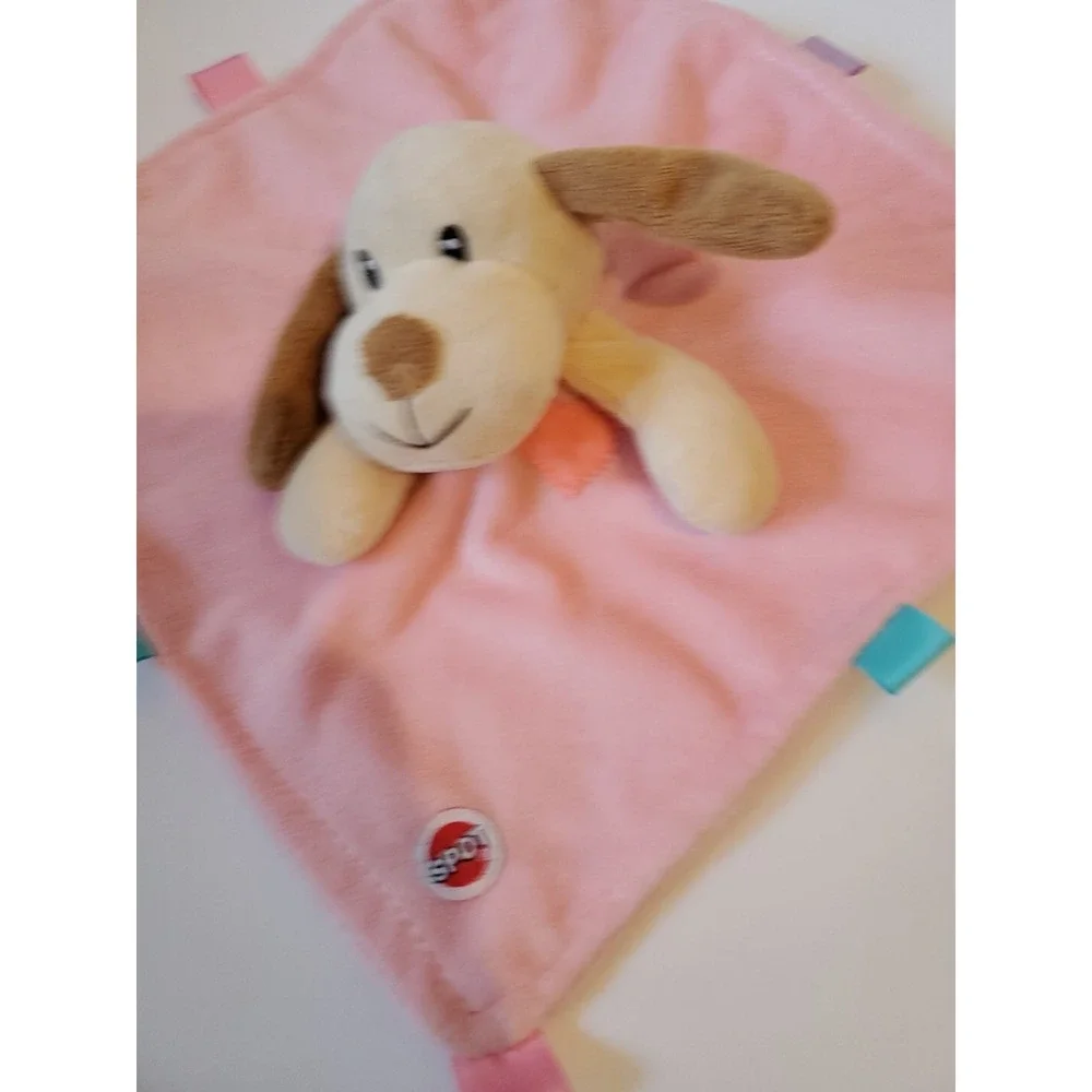 Spot Dog Security Blanket Pink‎ Taggies